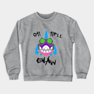 OH HELL GNAW Black Crewneck Sweatshirt